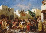 Eugene Delacroix, Fanatics of Tangier